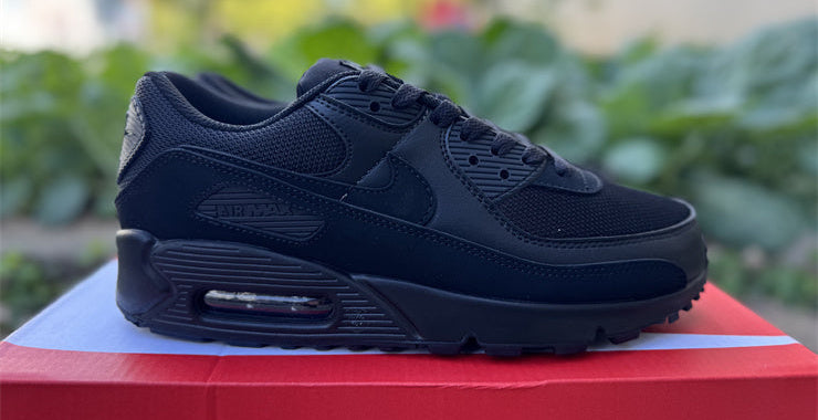 Air Max 90 Design-Inspired - "All Black" "Black" Custom Tribute - AM90-ALLBLK-002