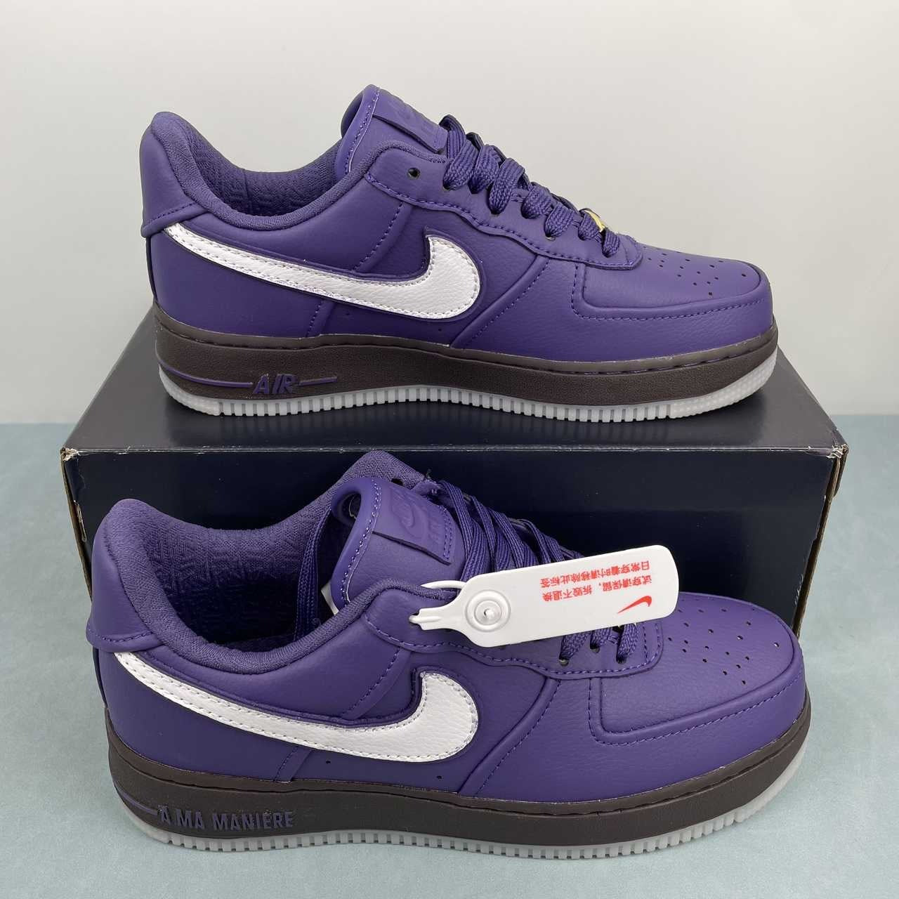 Air Force 1 Low – Design-Inspired "A Ma Manière" 6-Colorway Custom Tribute Build AF1-032 | Purple / Mustard / Forest / Navy / Red / Brown