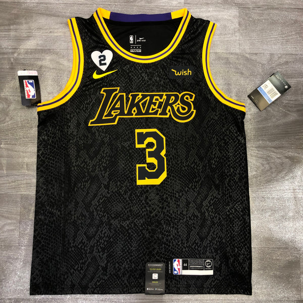 Los Angeles Lakers - Anthony Davis #3 City Edition (City Edition Black Snakeskin "Mamba")