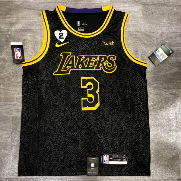 Los Angeles Lakers - Anthony Davis #3 City Edition (City Edition Black Snakeskin "Mamba")