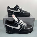 Air Force 1 – Design-Inspired "Ghost Stitch" Black/White Fantasy Build AF1-029