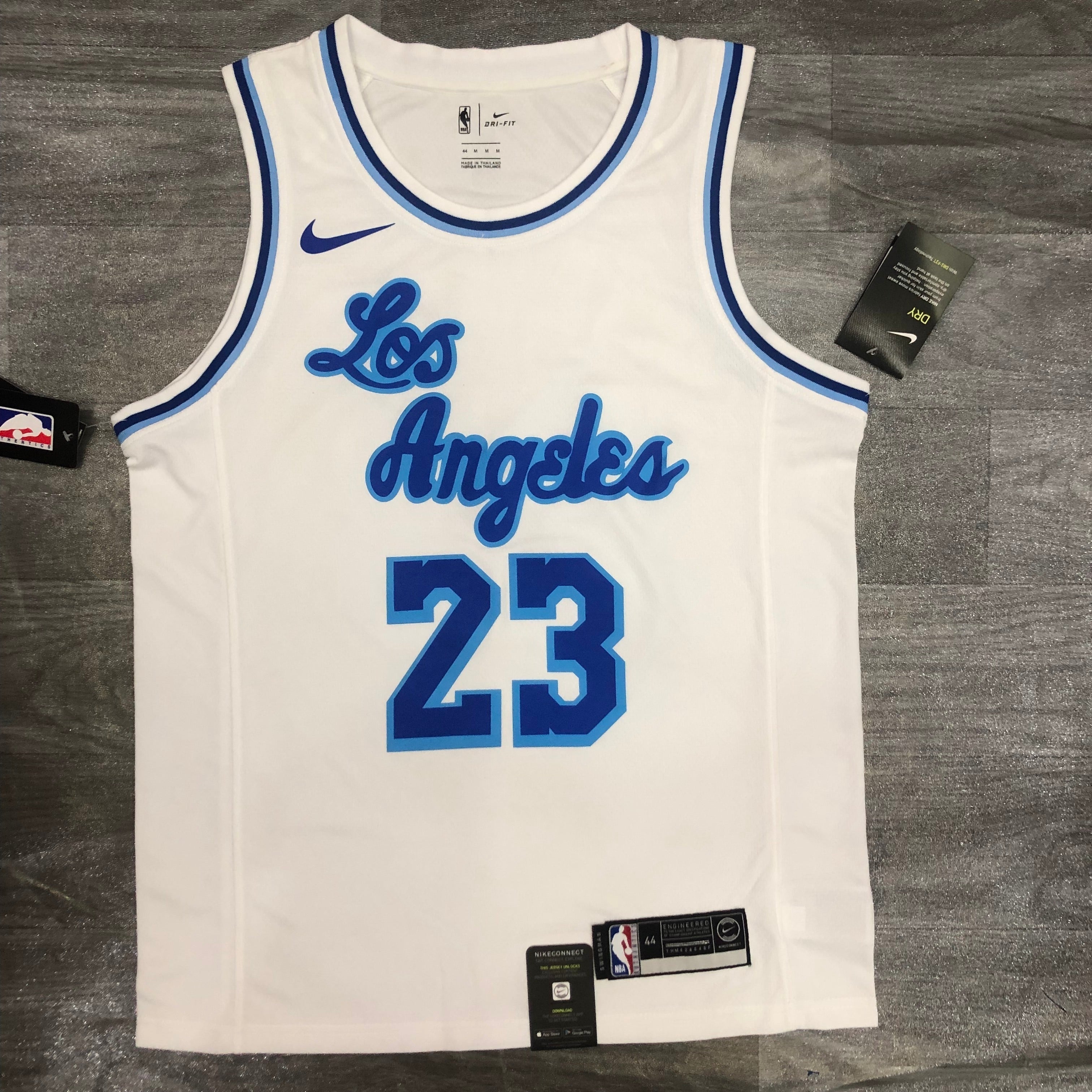 Los Angeles Lakers — LeBron James #23 City Edition (Classic Edition White "Los Angeles" script)