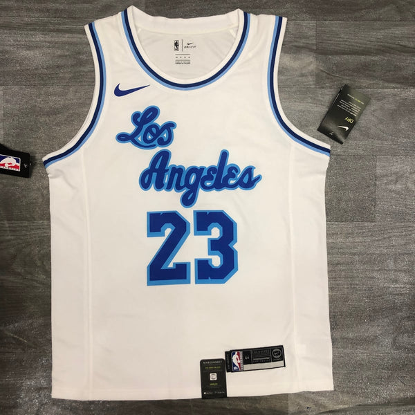 Los Angeles Lakers — LeBron James #23 City Edition (Classic Edition White "Los Angeles" script)