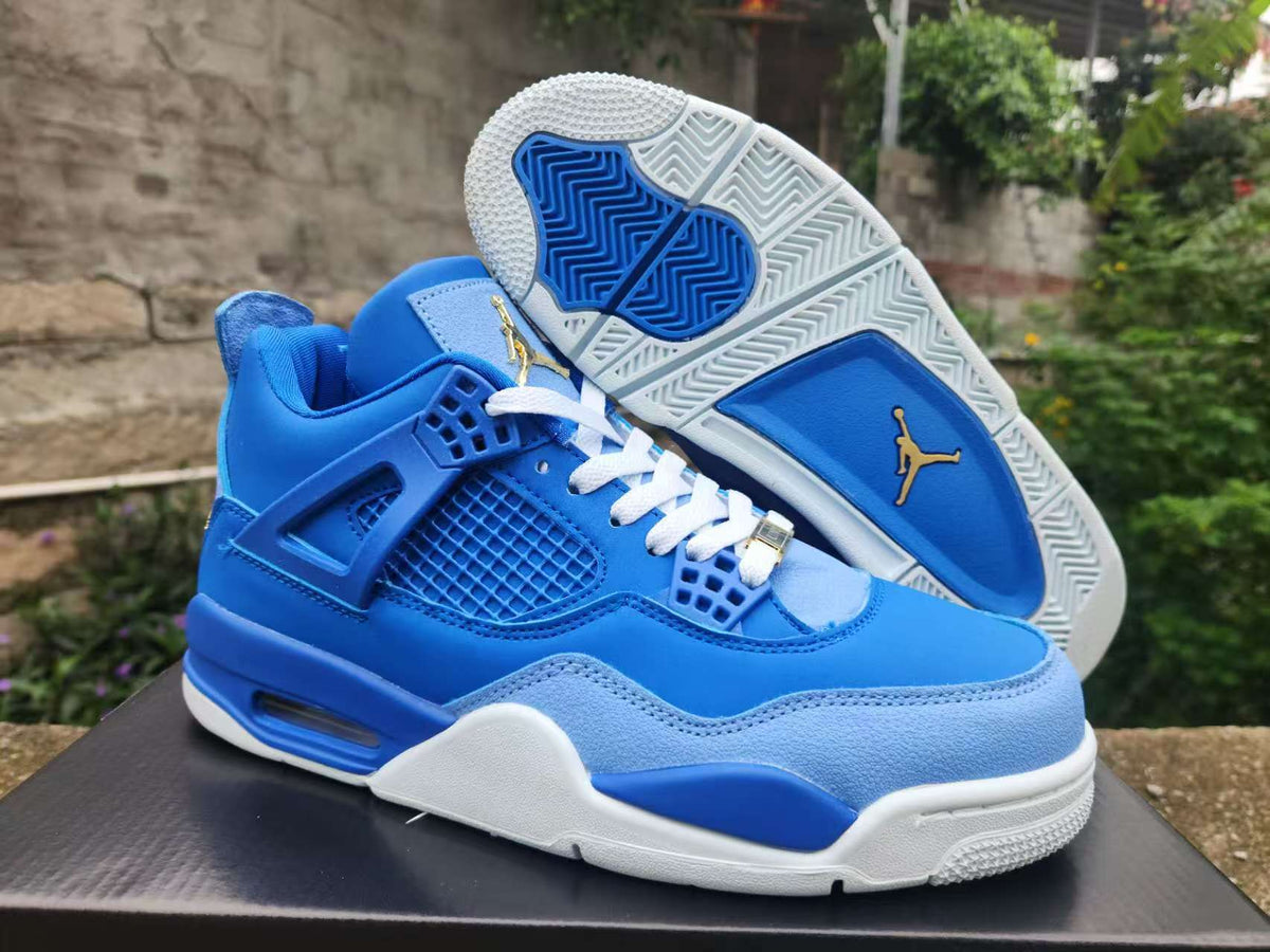 Jordan 4 Florida Gators PE - Royal Blue & White Custom Tribute - AJ4-FLDAPE-487