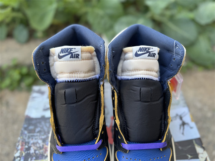 037 — Jordan 1 High “Union x Fragment Royal Blue” — Design‑Inspired