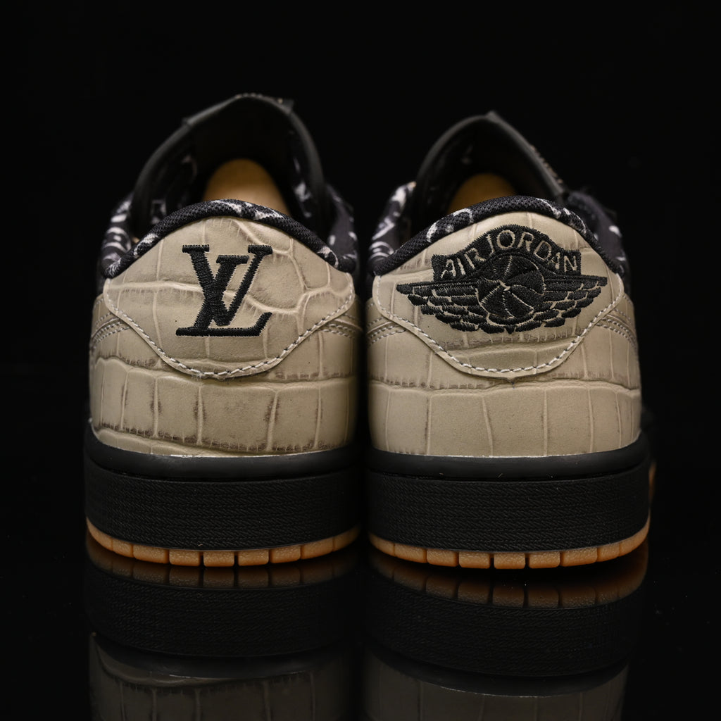 Jordan 1 Low – Design‑Inspired "Boyuetons LVs" Custom Fantasy Build AJ1‑LVGTR‑055