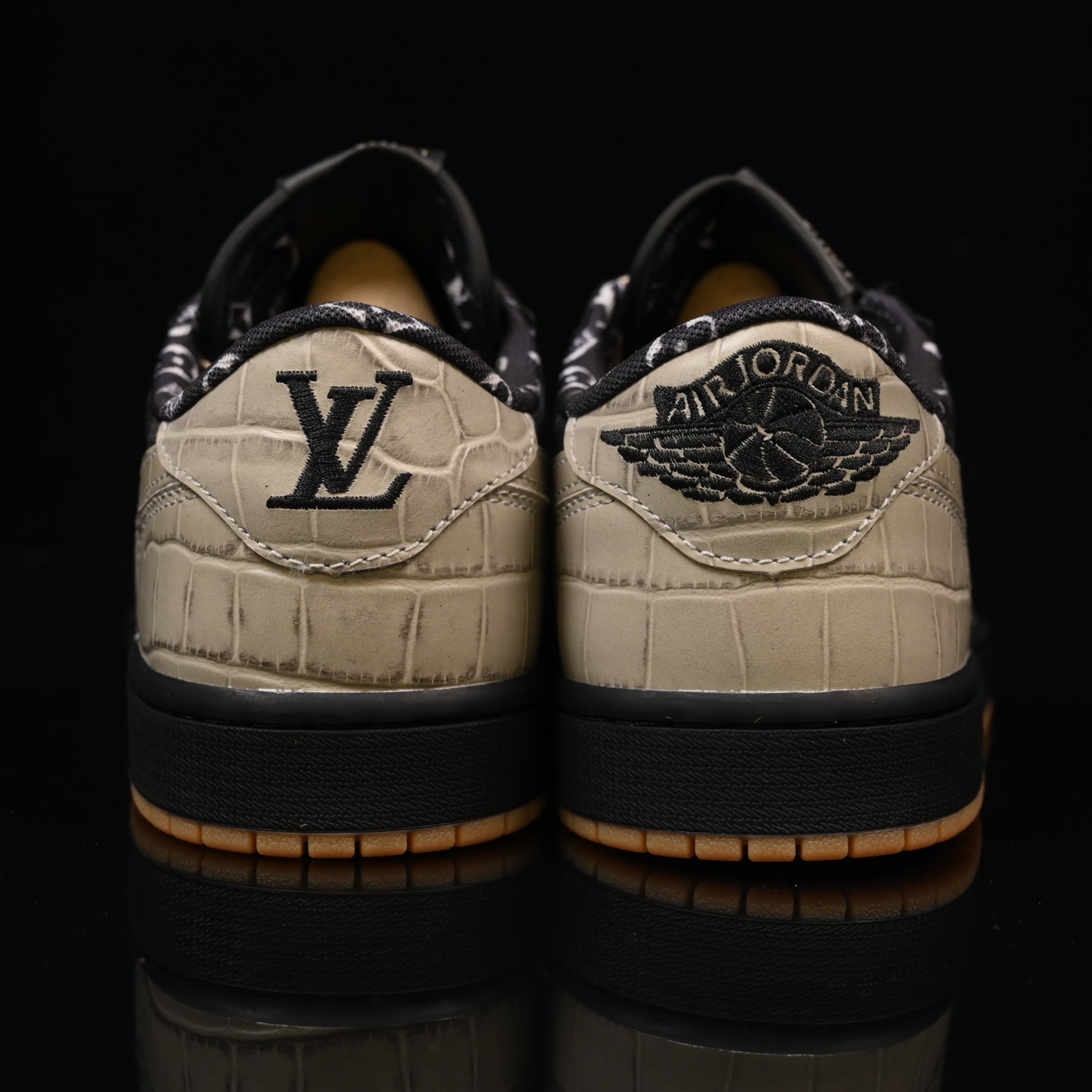 Jordan 1 Low – Design‑Inspired "Boyuetons LVs" Custom Fantasy Build AJ1‑LVGTR‑055