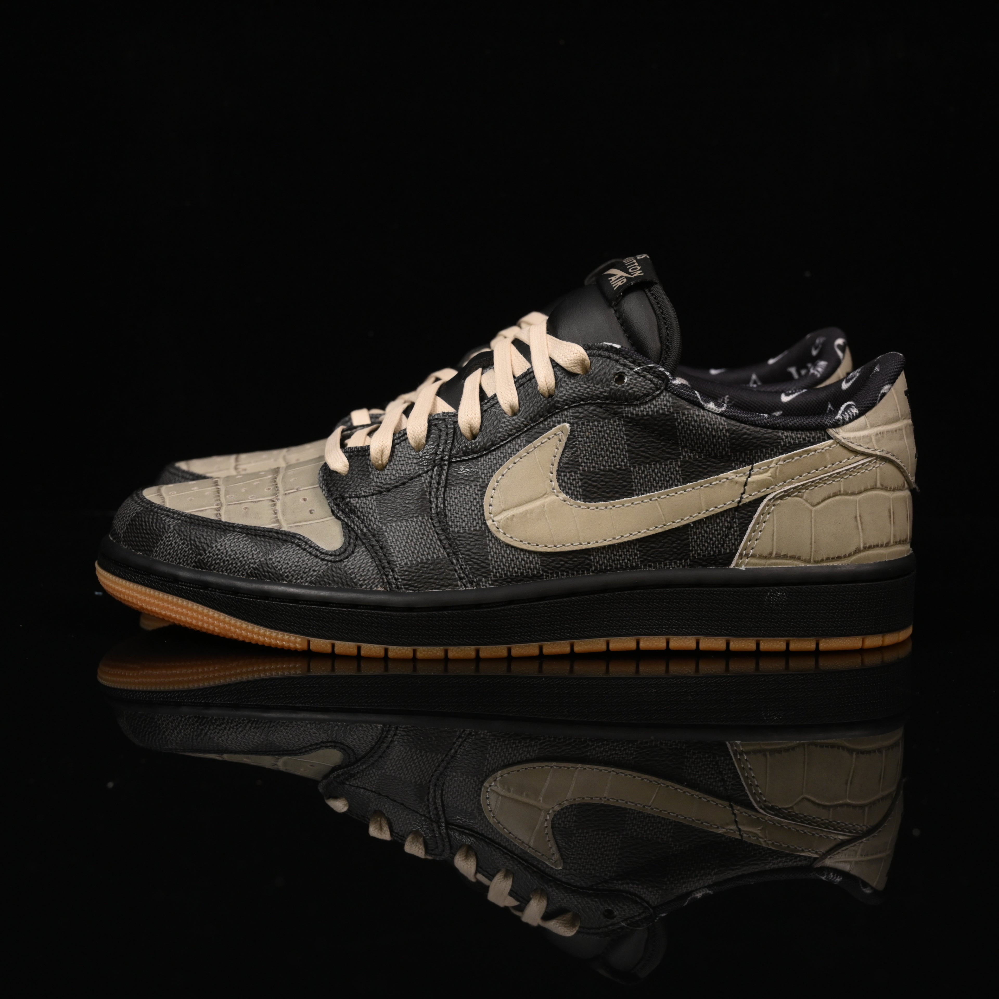Jordan 1 Low – Design‑Inspired "Boyuetons LVs" Custom Fantasy Build AJ1‑LVGTR‑055