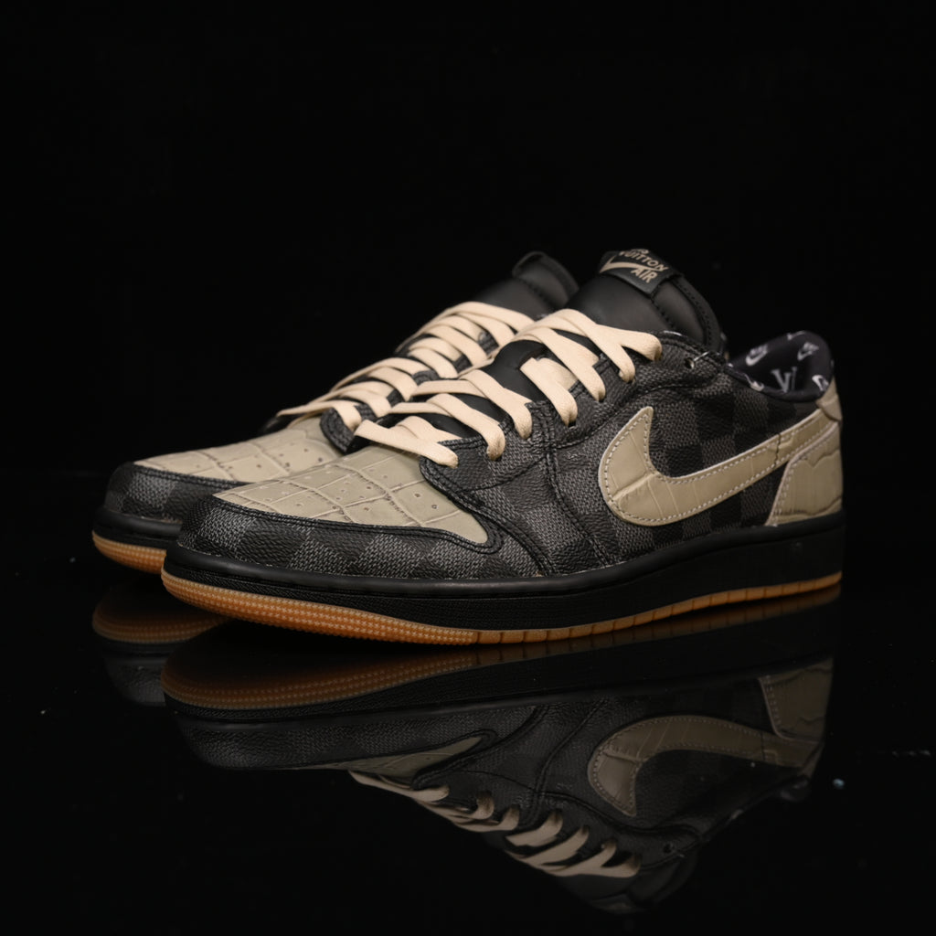 Jordan 1 Low – Design‑Inspired "Boyuetons LVs" Custom Fantasy Build AJ1‑LVGTR‑055
