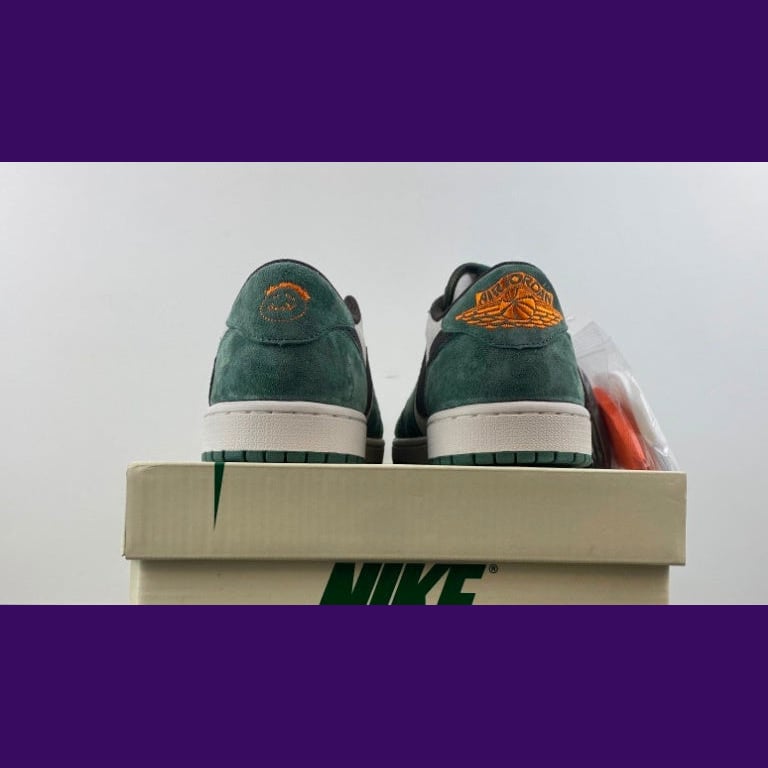 Jordan 1 Low Design-Inspired - "Travis Scott Green Orange" - AJ1-TSGRNORG-068