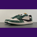 Jordan 1 Low Design-Inspired - "Travis Scott Green Orange" - AJ1-TSGRNORG-068