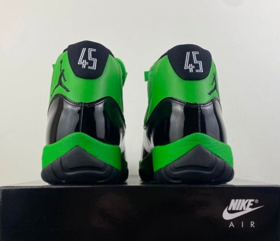Jordan 11 Design-Inspired - "Green/Black" - AJ11-GRNBLK-1146 - Sole Revival and Redemption LLC