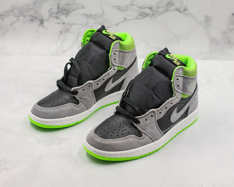 031 — Jordan 1 High “Neutral Grey Volt” — Design‑Inspired