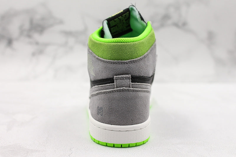 031 — Jordan 1 High “Neutral Grey Volt” — Design‑Inspired