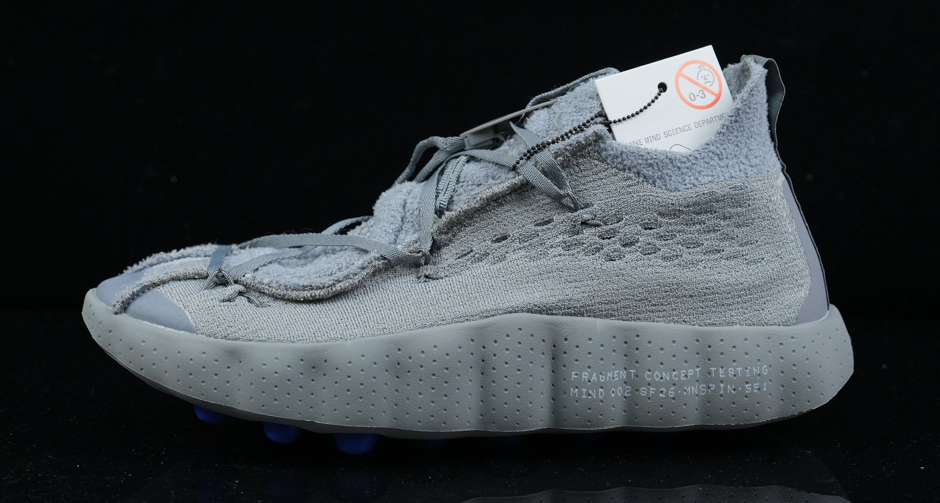 Mind 002 – Sneaker – Design‑Inspired Custom Footwear: Fragment - Grey