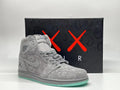 039 — Jordan 1 High “KAWS Grey/Black Glow” — Design‑Inspired