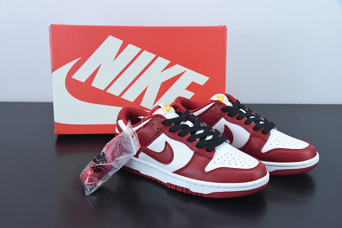 SBDNK‑054 — Nike SB Dunk Low “USC Red / White” — Design‑Inspired