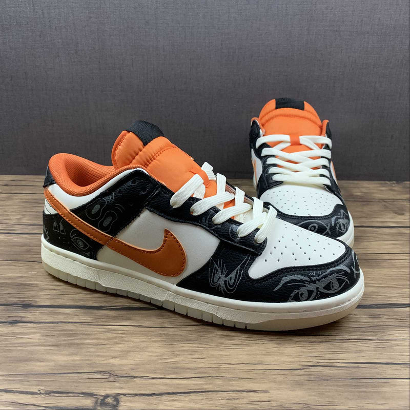 SBDNK‑055 — Nike SB Dunk Low “Halloween 2021 – Glow Graphic Tribute” — Design‑Inspired