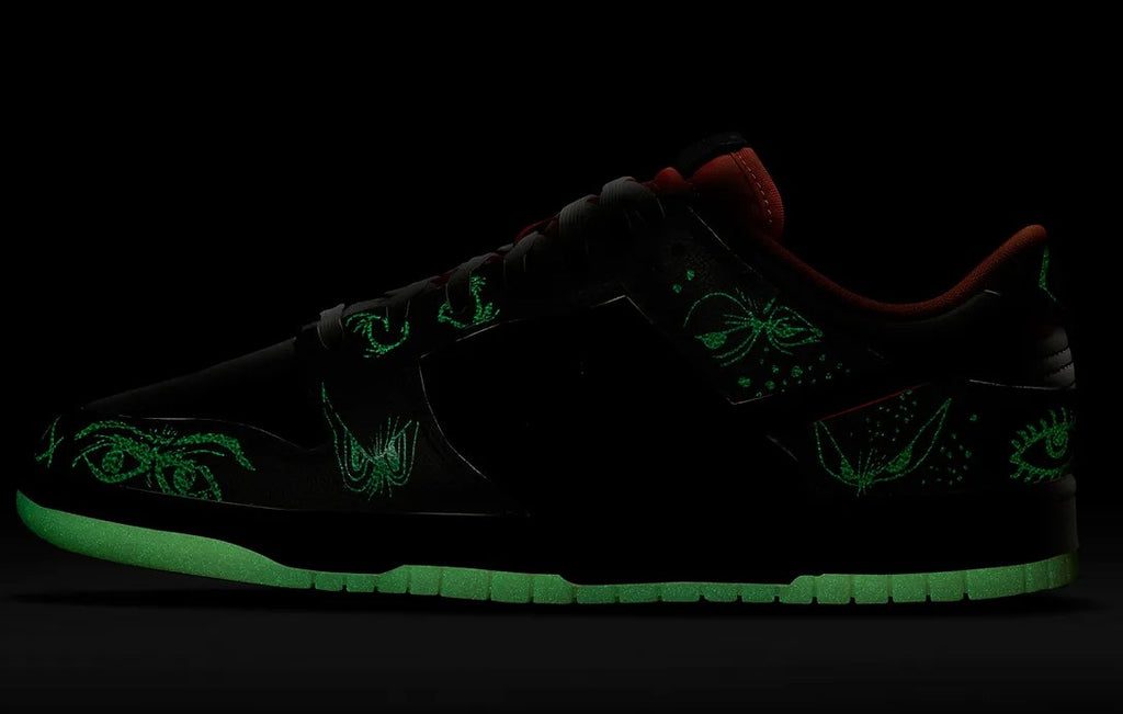 SBDNK‑055 — Nike SB Dunk Low “Halloween 2021 – Glow Graphic Tribute” — Design‑Inspired
