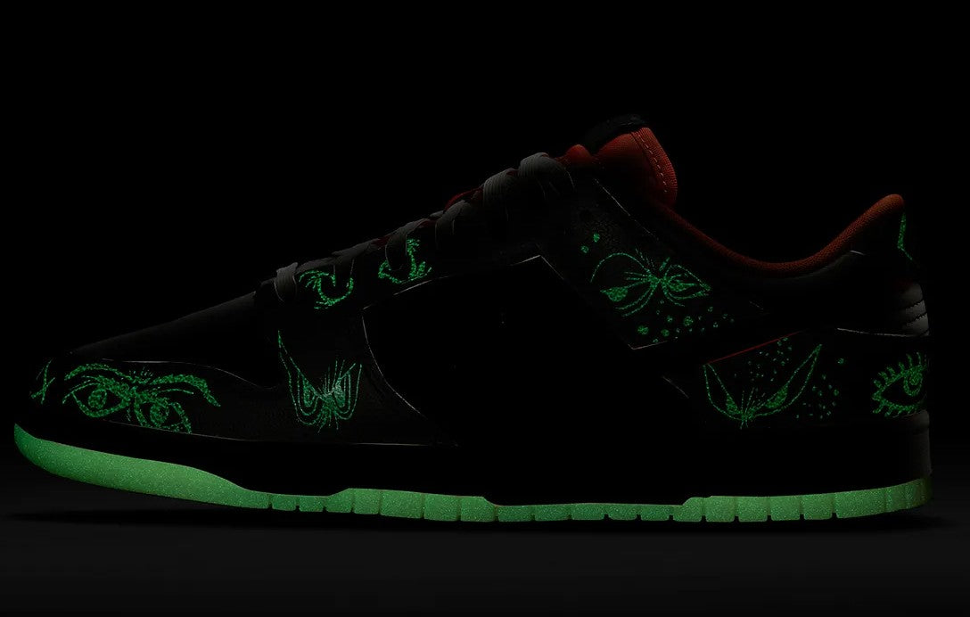 SBDNK‑055 — Nike SB Dunk Low “Halloween 2021 – Glow Graphic Tribute” — Design‑Inspired