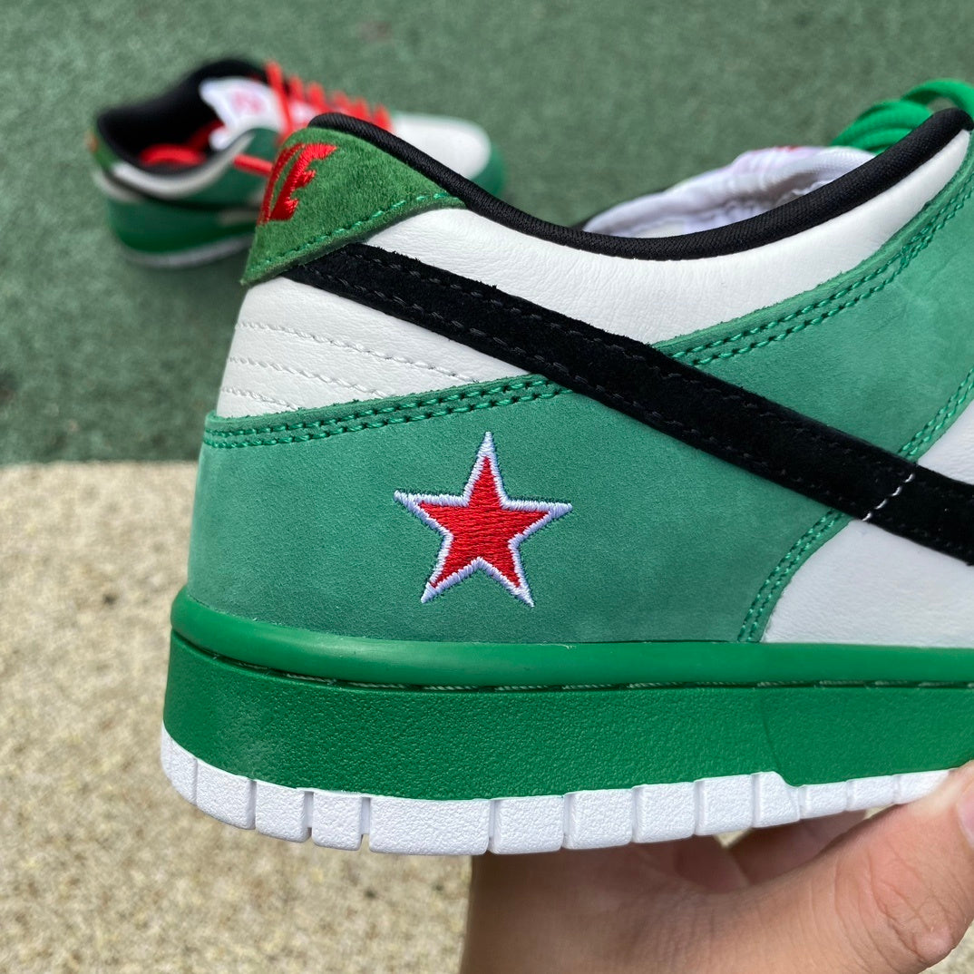 SBDNK‑057 — Nike SB Dunk Low “Heineken” — Design‑Inspired