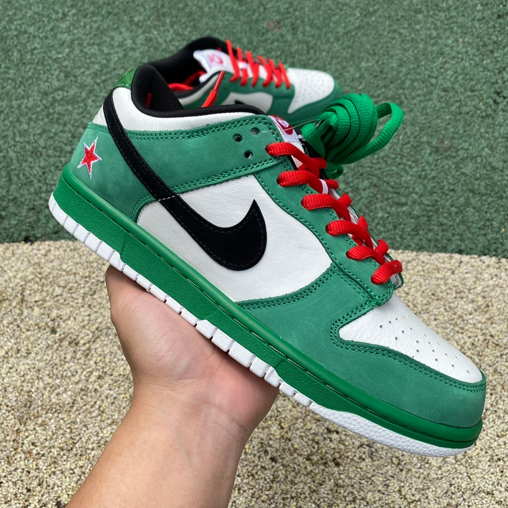 SBDNK‑057 — Nike SB Dunk Low “Heineken” — Design‑Inspired