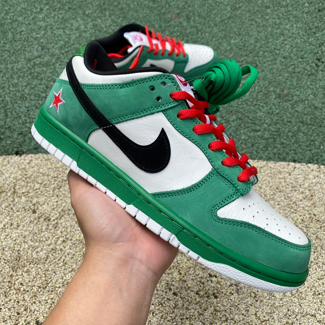 SBDNK‑057 — Nike SB Dunk Low “Heineken” — Design‑Inspired