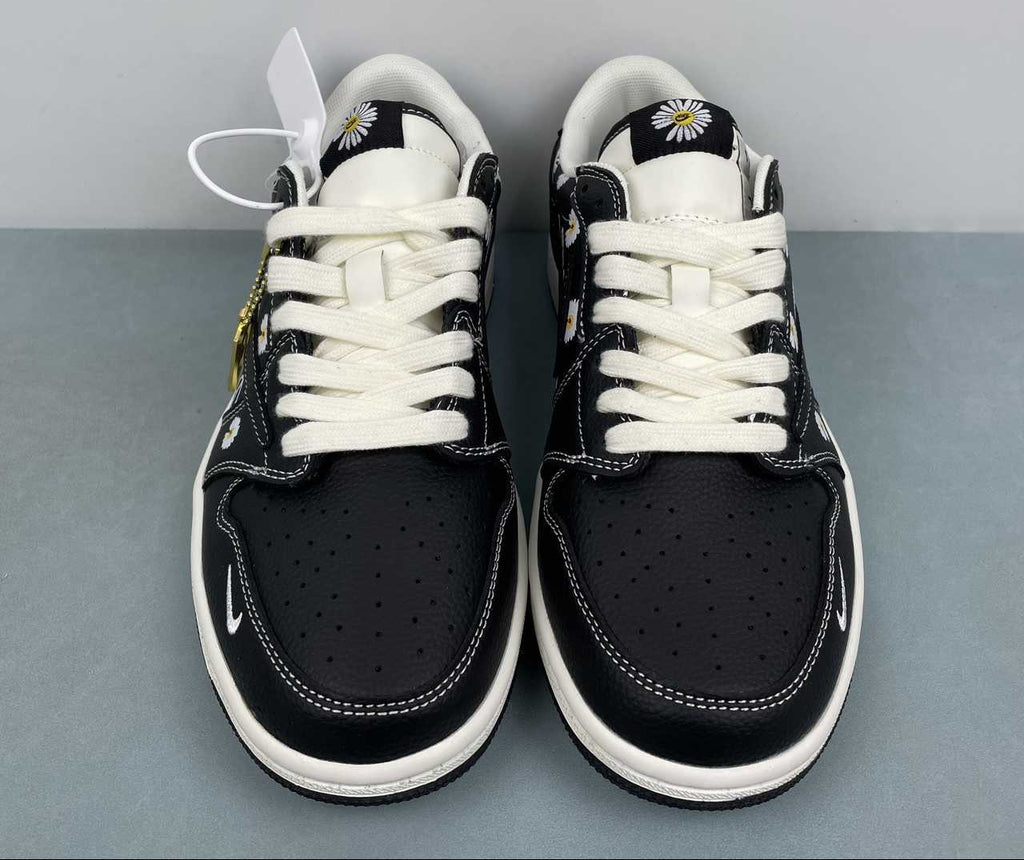 Jordan 1 Low – Design‑Inspired "Travis Scott" "Peace & Blooms" Custom Fantasy Build TS‑JRDNS‑051