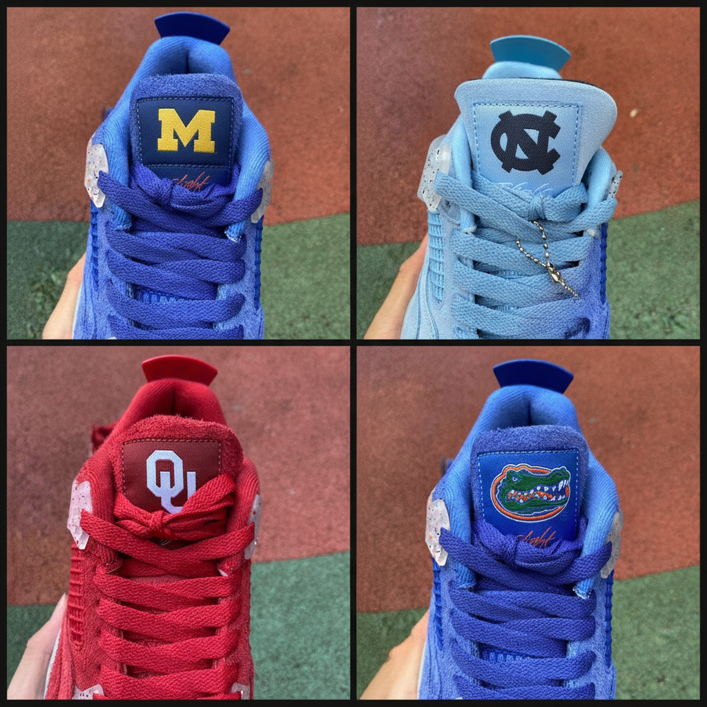 Jordan 4 PE College Pack - Real Photo Collage