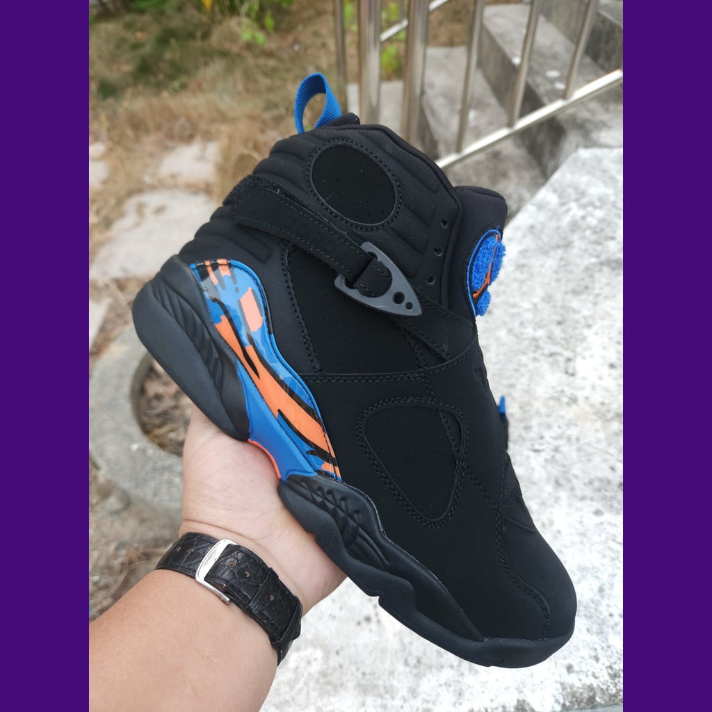 Jordan 8 Design-Inspired - "Knicks" - AJ8-KNICKS-815 - Sole Revival and Redemption LLC