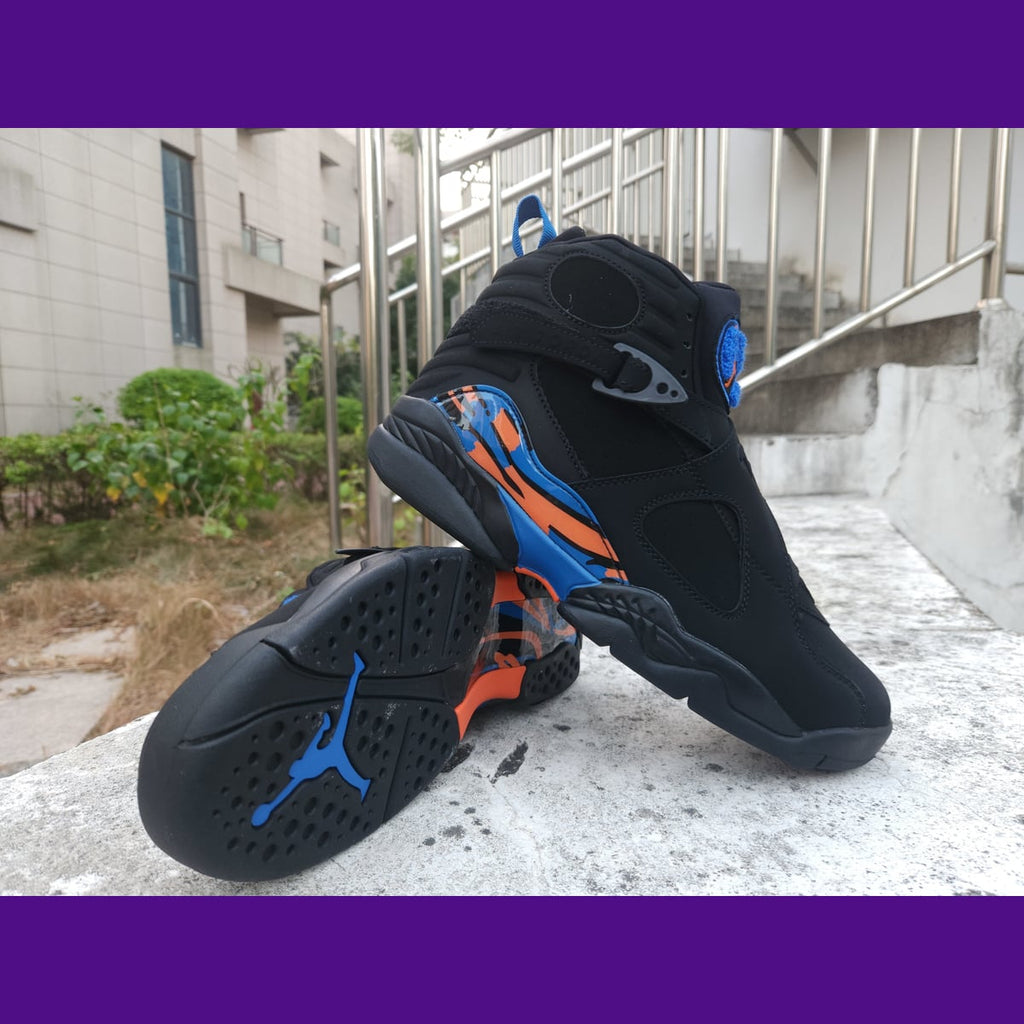 Jordan 8 Design-Inspired - "Knicks" - AJ8-KNICKS-815 - Sole Revival and Redemption LLC