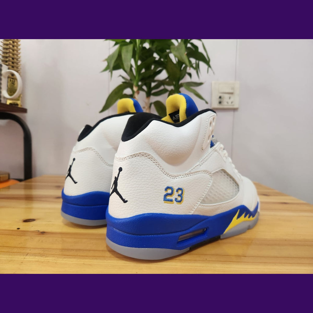 Jordan 5 Design-Inspired - "Laney's"  White - AJ5-LANEYWHT-544
