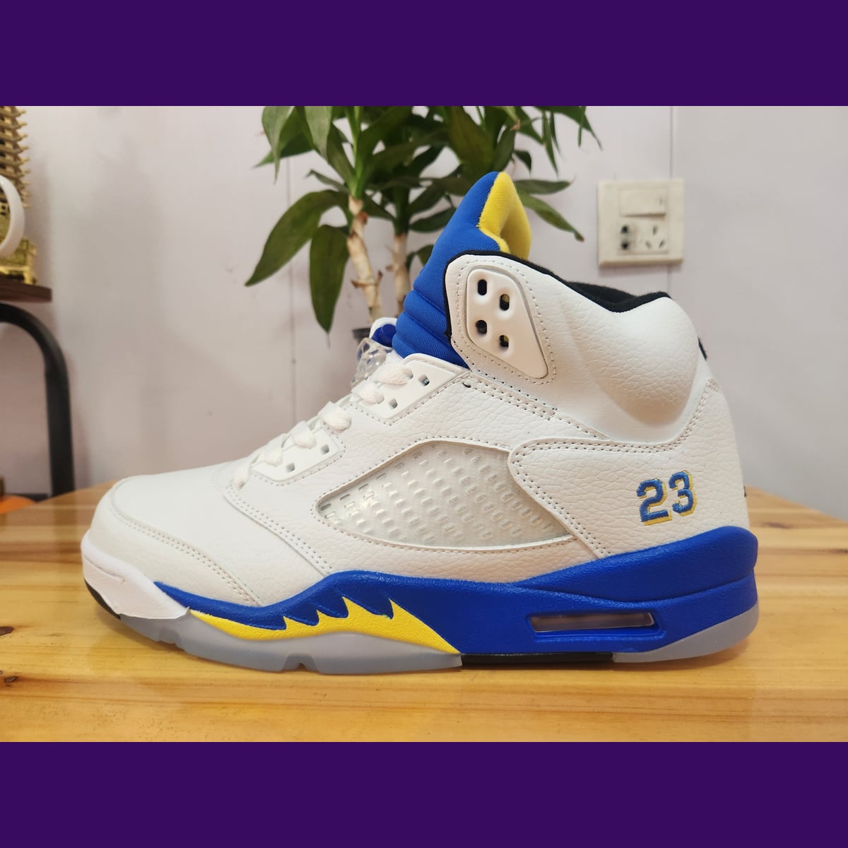 Jordan 5 Design-Inspired - "Laney's"  White - AJ5-LANEYWHT-544