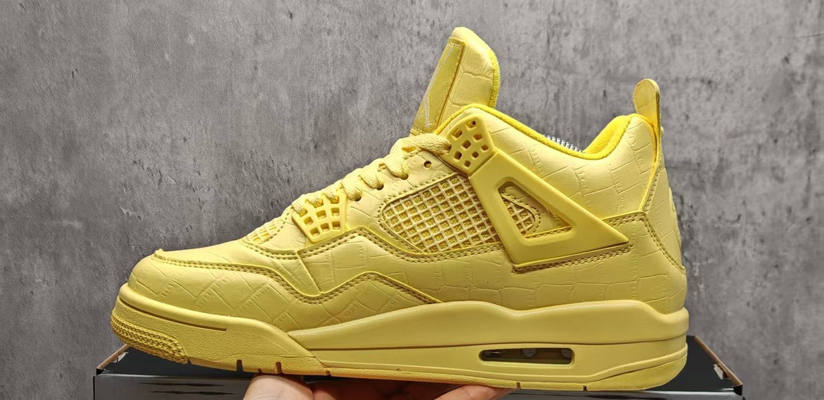 Jordan 4 Design-Inspired - "J. Balvin Lemon-Aid" - AJ4-JBALVINLMNAID-490