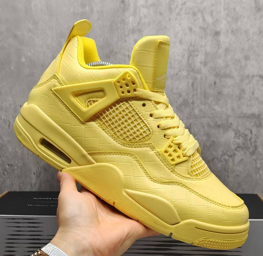 Jordan 4 Design-Inspired - "J. Balvin Lemon-Aid" - AJ4-JBALVINLMNAID-490