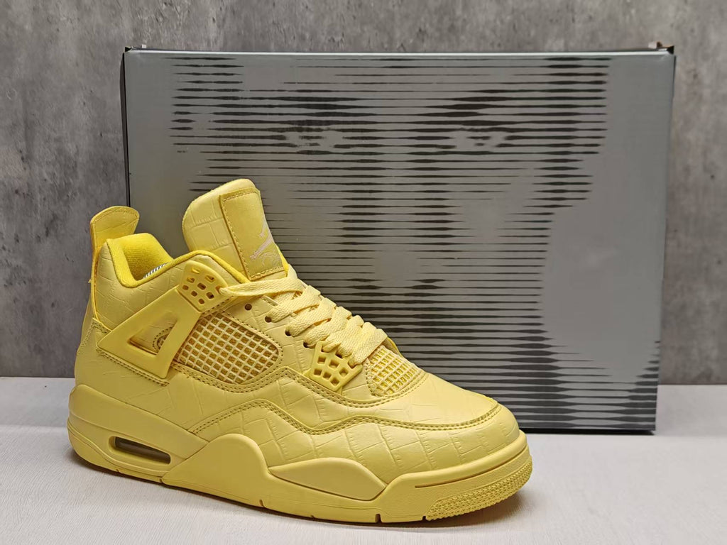 Jordan 4 Design-Inspired - "J. Balvin Lemon-Aid" - AJ4-JBALVINLMNAID-490