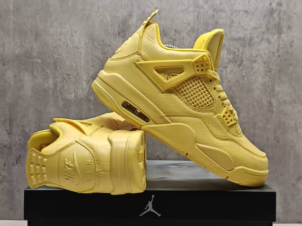Jordan 4 Design-Inspired - "J. Balvin Lemon-Aid" - AJ4-JBALVINLMNAID-490