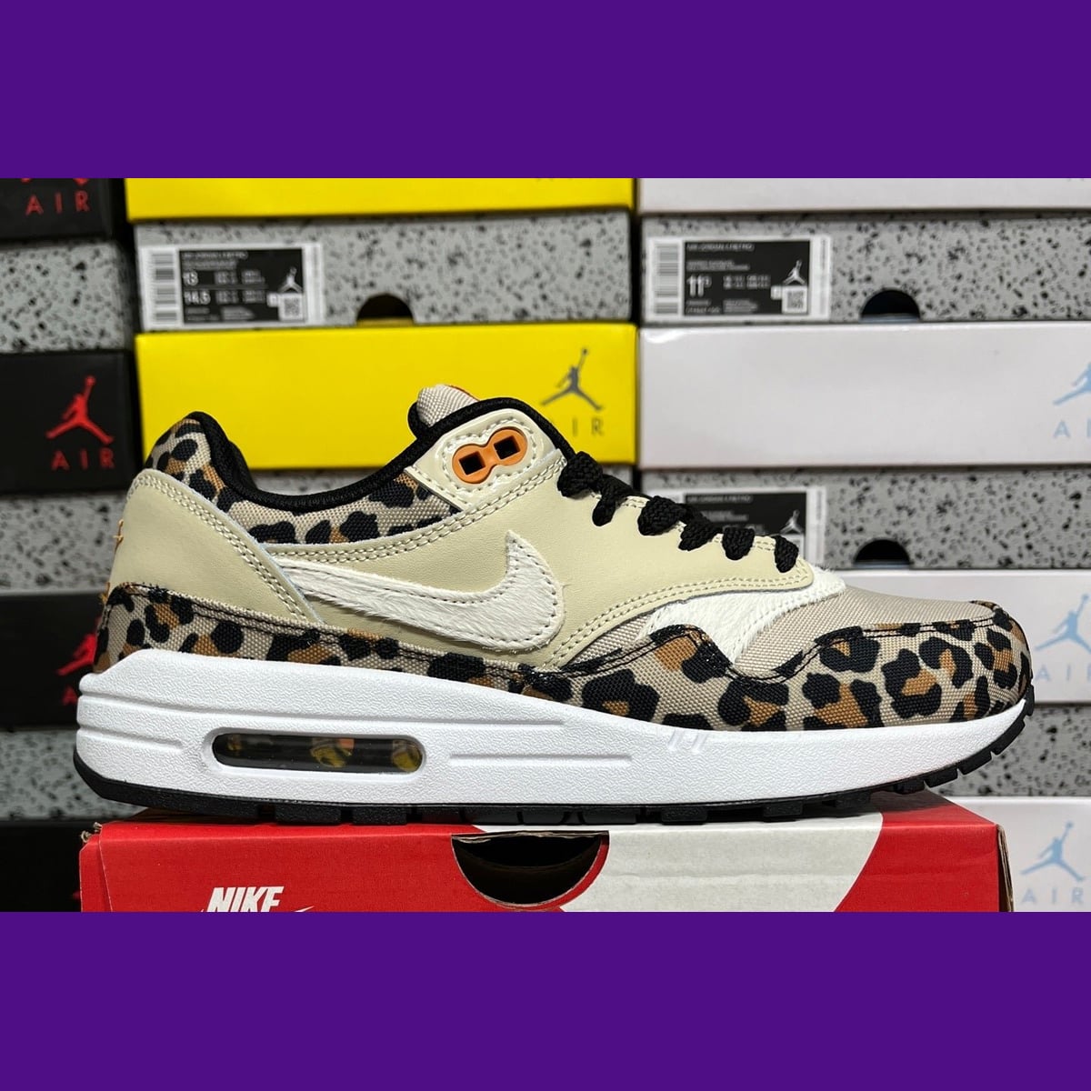 Nike Air Max 1 Design-Inspired - "Leopard Print" - AM1-LEOPRD-021 - Sole Revival and Redemption LLC