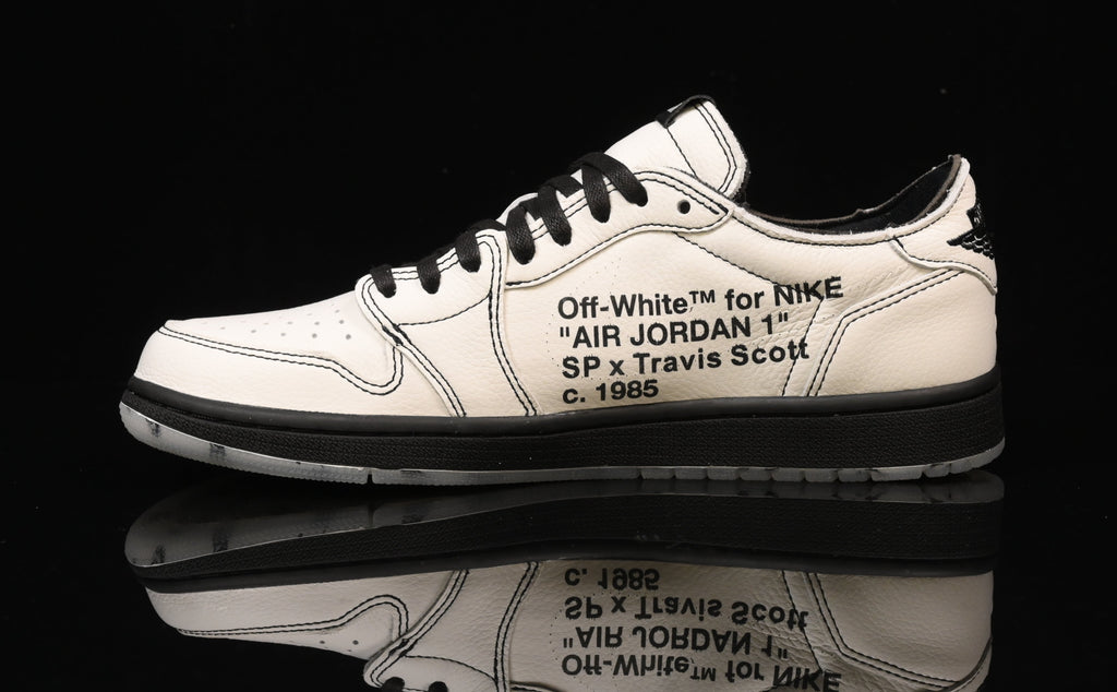 Jordan 1 Low – Design‑Inspired Travis Scott "LV‑Off White Icy Reverse Panda’s" AJ1‑LVREV‑058