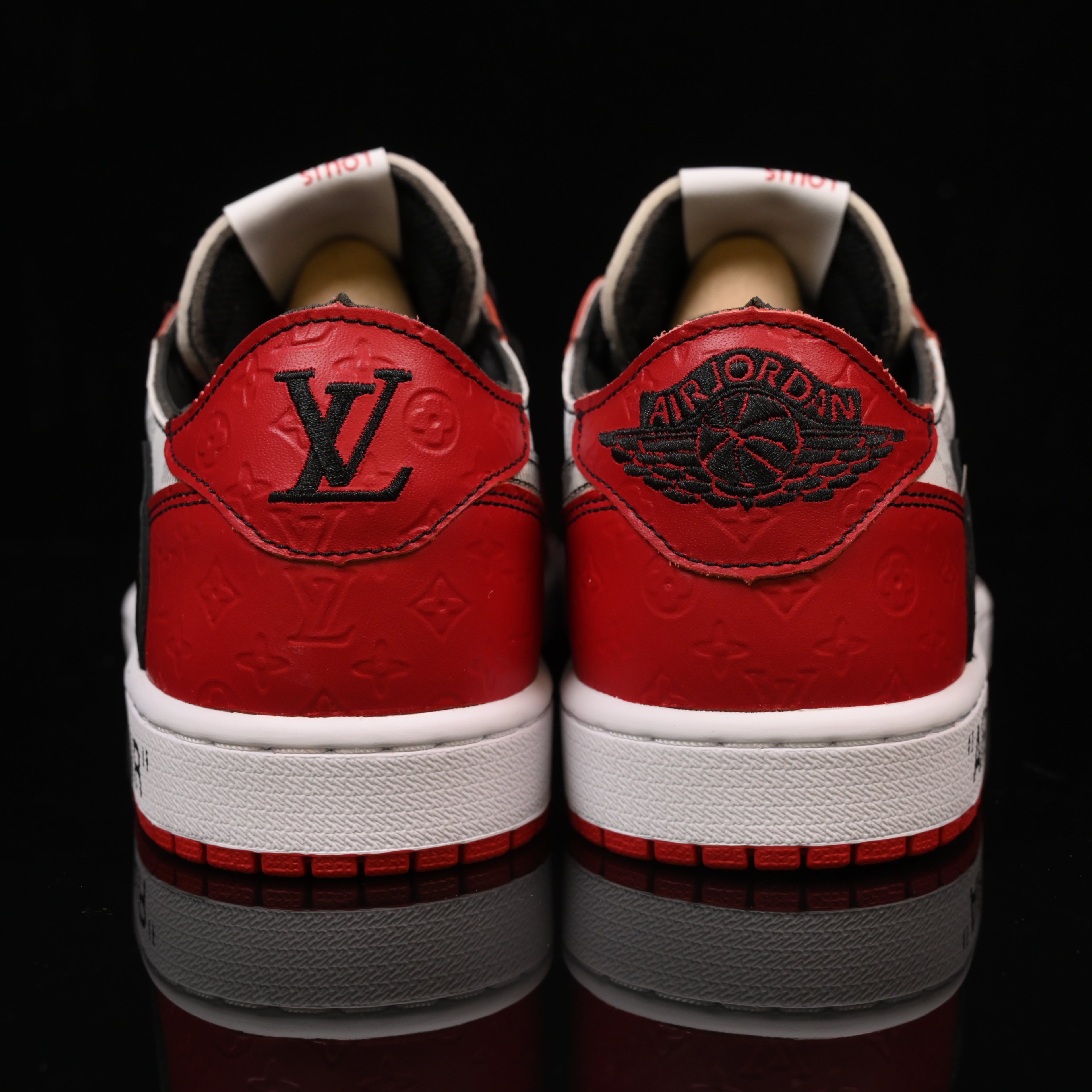 Jordan 1 Low – Design‑Inspired Travis Scott "LV‑Damier Off‑White Chicago's" AJ1‑LVDMCH‑057