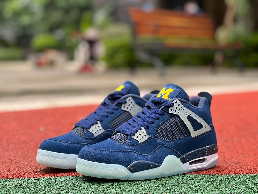 452 — Jordan 4 “Collegiate PE Series” — Tribute Custom (4 Teams)