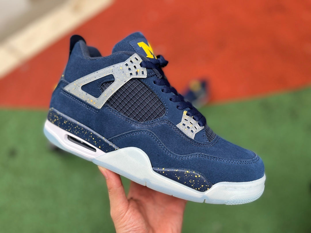 452 — Jordan 4 “Collegiate PE Series” — Tribute Custom (4 Teams)