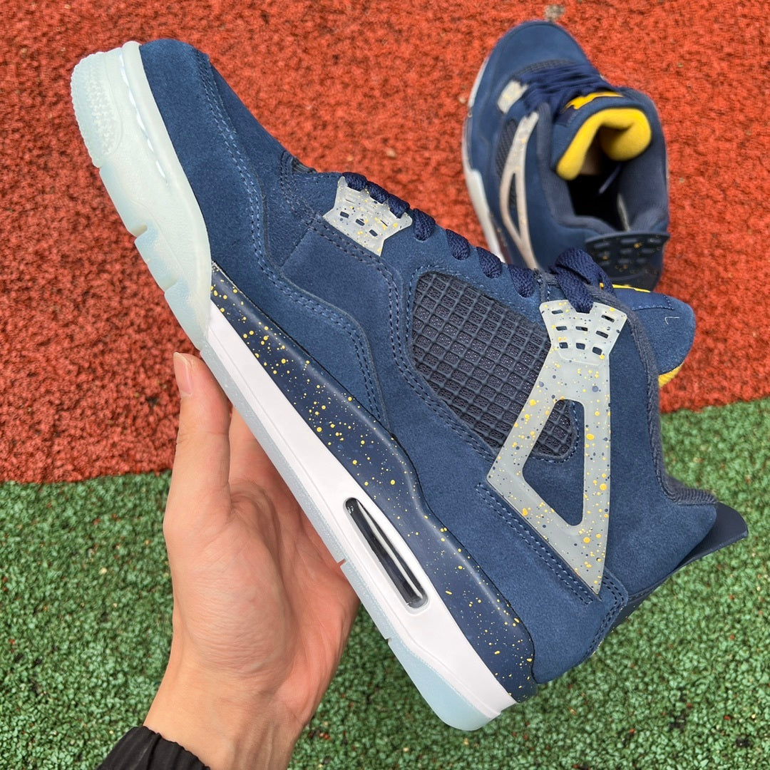 452 — Jordan 4 “Collegiate PE Series” — Tribute Custom (4 Teams)