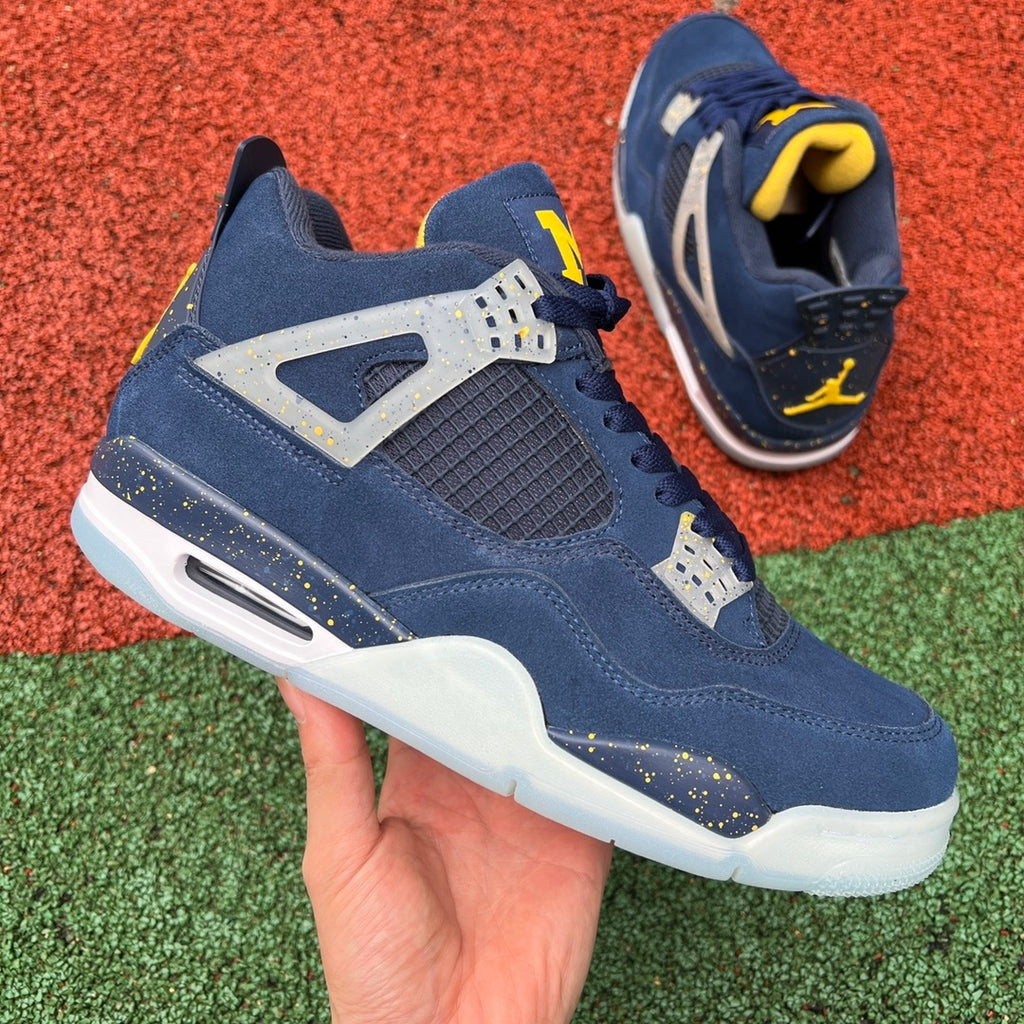 452 — Jordan 4 “Collegiate PE Series” — Tribute Custom (4 Teams)