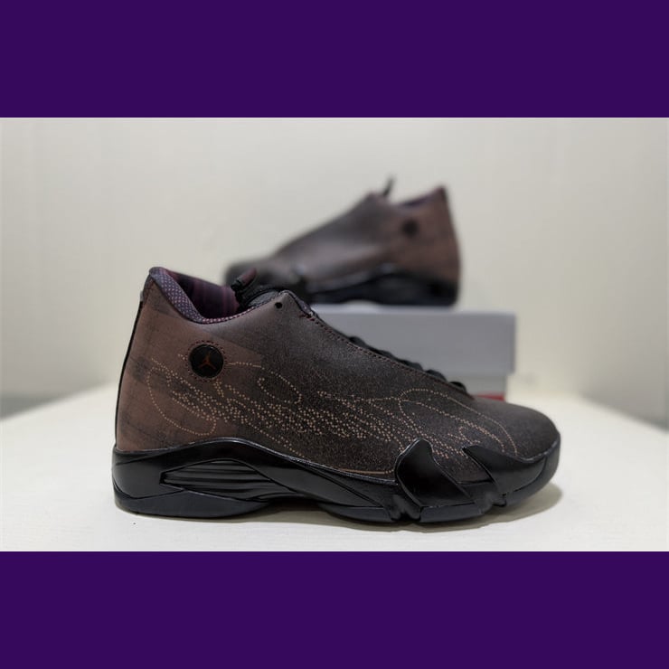 Jordan 14 Design-Inspired - "Mowalola Burnt Red" - AJ14-MOW-1414 - Sole Revival and Redemption LLC