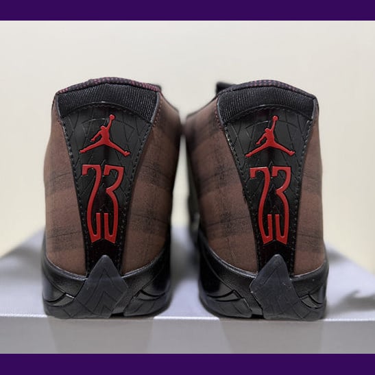 Jordan 14 Design-Inspired - "Mowalola Burnt Red" - AJ14-MOW-1414 - Sole Revival and Redemption LLC