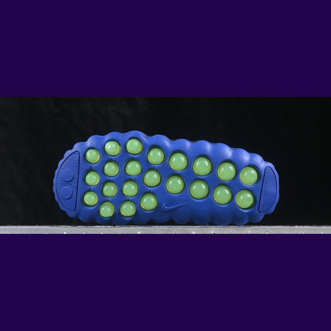 Nike Mind 001 Slides Design-Inspired - "NOCTA Black / Blue Volt" - MND-SLD-NOCTABLVOLT - Sole Revival and Redemption LLC