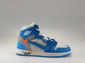 027 — Jordan 1 High “Off‑White UNC” — Design‑Inspired
