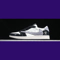 Jordan 1 Low Design-Inspired - "Travis Scott Off-White Black Suede" - TS-OWBLK - Sole Revival and Redemption LLC