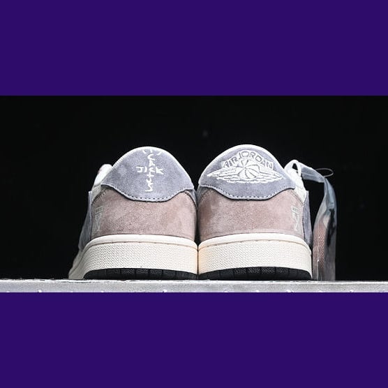 Jordan 1 Low Design-Inspired - "Travis Scott Off-White Tan Suede" - TS-OWTAN - Sole Revival and Redemption LLC